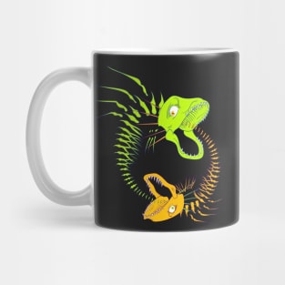 Pisces Yin Yang boney bite Mug